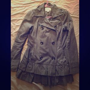 Black and white polka dot jacket